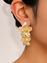 other : Boucles d'oreilles Pendantes Femme Or Fleur in van Seroa