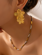 other : Boucles d'oreilles Pendantes Femme Or Fleur in van Seroa