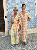 dresses : Robe Femme Imprimé Ensemble Luxe in van Seroa