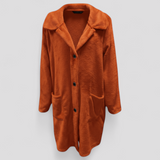Autumn Collection : Veste Femme Manteau Laine Polyester in Orange van Seroa