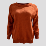 Autumn Collection : Pull Femme Beige et Confortable Autumn Collection in Orange van Seroa