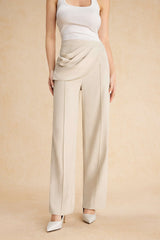 skirts : Pantalon Fluide Femme Polyester Asymétrique in van Seroa