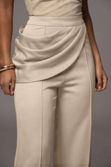 skirts : Pantalon Fluide Femme Polyester Asymétrique in van Seroa