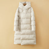 Autumn Collection : Parka Femme Hiver Doudoune Blanche Blanc in Blanc van Seroa