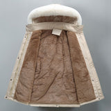Autumn Collection : Parka Femme Hiver Fourrure in van Seroa