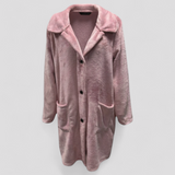 Autumn Collection : Veste Femme Manteau Laine Polyester in Rose van Seroa