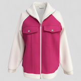 Autumn Collection : Veste Femme Polyester Col in Violet clair van Seroa