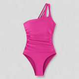 Maillots de bain pour femmes : Maillot de Bain Femme Asymétriqu Costume De Bain Femme in Fuchsia van Seroa