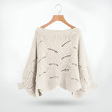 Autumn Collection : Pull Femme Ample Élégant in Beige van Seroa