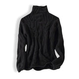 Autumn Collection : Pull Cachemire Femme et Doux Manches Longues in Noir van Seroa
