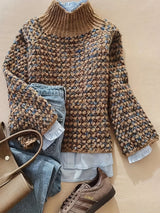 Col roulé : Pull Femme Col Roulé Décontracté in van Seroa