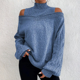 Autumn Collection : Pull Femme Casual Mode Bureau in Bleu van Seroa