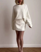 Pulls pour femmes : Robe Femme Pull Féminin Douillet in van Seroa