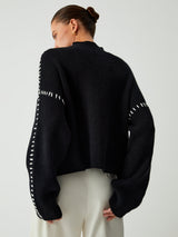 Autumn Collection : Pull Femme Ample Décontracté in van Seroa