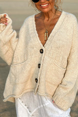 Autumn Collection : Pull Femme Ample Manches Longues in Blanc van Seroa