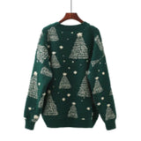 Pulls pour femmes : Pull Femme Manches Longues Col Rond in Vert van Seroa