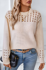Autumn Collection : Pull Femme Automne Confortable Maille in van Seroa