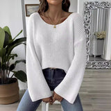 Pulls pour femmes : Pull Femme Confortable Encolure Large in van Seroa