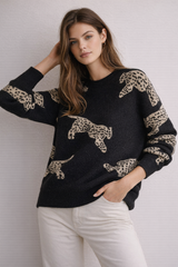 Pulls pour femmes : Pull Femme Décontracté Col Mi-haut in van Seroa