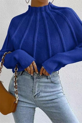 Autumn Collection : Pull Femme Col Roulé Décontracté in van Seroa