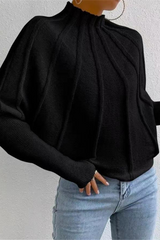 Autumn Collection : Pull Femme Col Roulé Décontracté in van Seroa