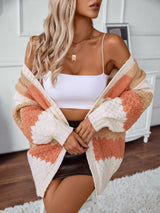 Cardigan : Cardigan Femme Ample Décontracté in van Seroa