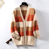 Cardigan : Cardigan Femme Ample Décontracté in van Seroa