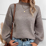 Pulls pour femmes : Pull Femme Laine Hiver in Beige Chine van Seroa