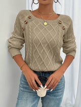 Autumn Collection : Pull Femme Douillet Confortable pour Automne in Kaki van Seroa