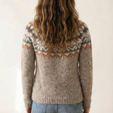 Pull de Noel : Pull Femme Douillet Motif Scandinave in van Seroa