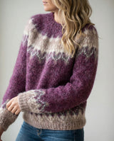 Pull de Noel : Pull Femme Douillet Mohair Chaud in Rouge van Seroa