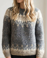 Pull de Noel : Pull Femme Douillet Mohair Chaud in Noir van Seroa