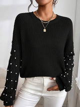 Pulls pour femmes : Pull Femme Manches Longues Col Rond in van Seroa