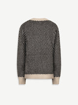 Autumn Collection : Pull Femme à Motifs Maille Manches Longues in van Seroa