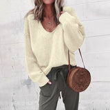 Autumn Collection : Pull Femme en Laine Mérinos Autumn Collection in Beige van Seroa