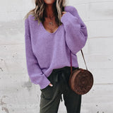 Autumn Collection : Pull Femme en Laine Mérinos Autumn Collection in Violet van Seroa