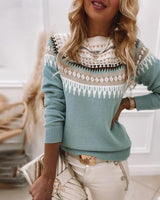 Autumn Collection : Pull Femme Tricot Scandinav in van Seroa