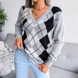 Autumn Collection : Pull Femme Texturé Maille in Gris van Seroa
