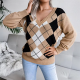 Autumn Collection : Pull Femme Texturé Maille in van Seroa