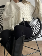 Autumn Collection : Pull Femme Épaules Dénudées Maille in van Seroa