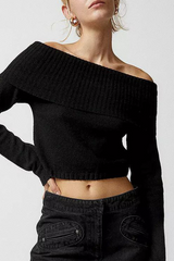 Autumn Collection : Pull Femme Élégant Épaules Dénudées in van Seroa