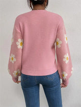 Pulls pour femmes : Pull Femme Hiver Floral in van Seroa