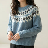 Pull de Noel : Pull Femme Jacquard Chaud Chaleur in van Seroa