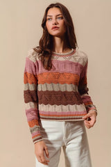 Pulls pour femmes : Pull Femme Col Rond in van Seroa