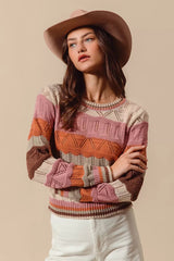 Pulls pour femmes : Pull Femme Col Rond in van Seroa