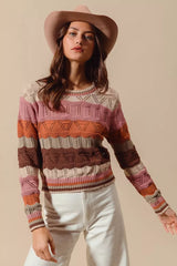 Pulls pour femmes : Pull Femme Col Rond in van Seroa
