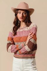 Pulls pour femmes : Pull Femme Col Rond in van Seroa