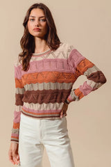 Pulls pour femmes : Pull Femme Col Rond in van Seroa