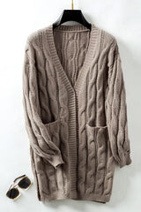 Autumn Collection : Pull Femme Bohème Polyester in Kaki van Seroa