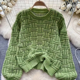 Pulls pour femmes : Pull Femme Col Rond Minimaliste in L van Seroa